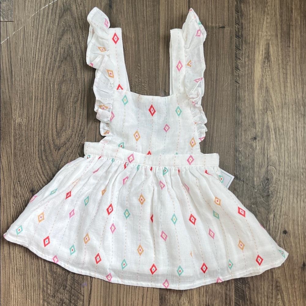 Colorful Patterned Kids Casual Dress